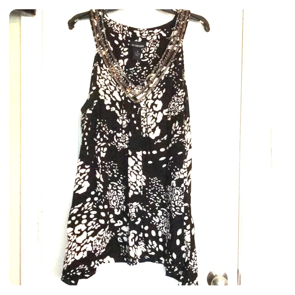 Lane Bryant V-Neck Sleeveless Blouse